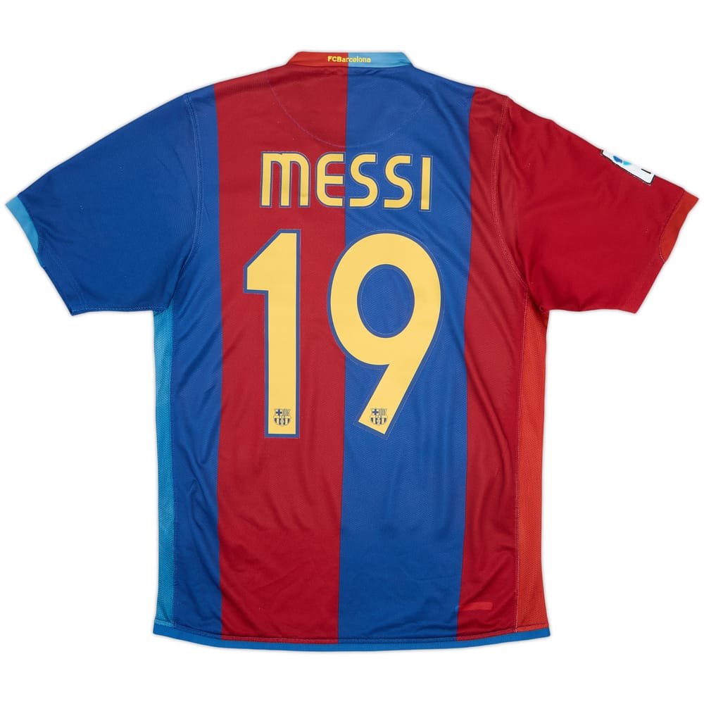 2006-07 Barcelona Home Shirt Messi #19 - 5/10 - (S)