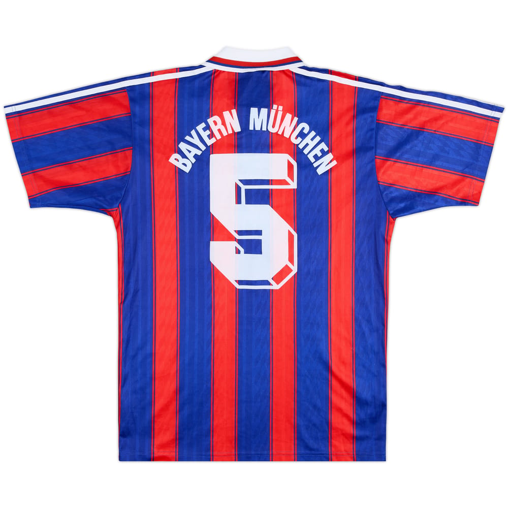 1995-97 Bayern Munich Home Shirt #5 - 9/10 - (S)