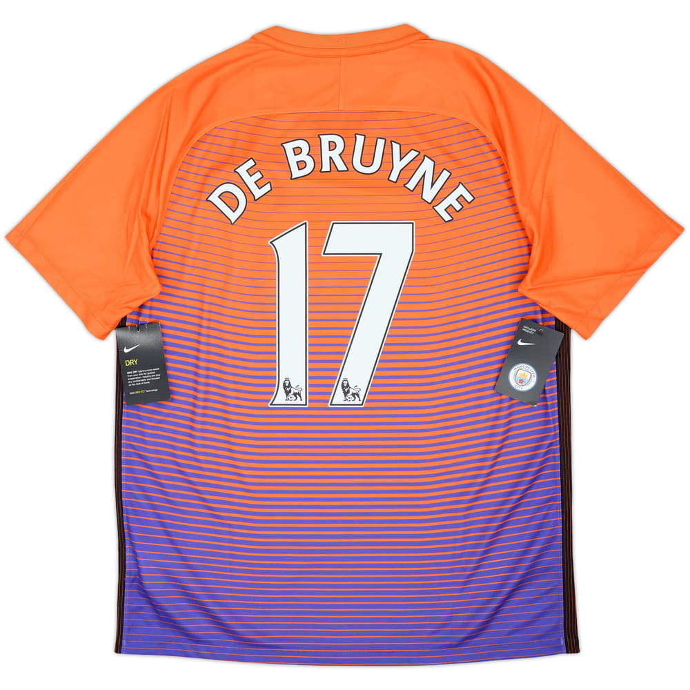 2016-17 Manchester City Third Shirt De Bruyne #17 (L)