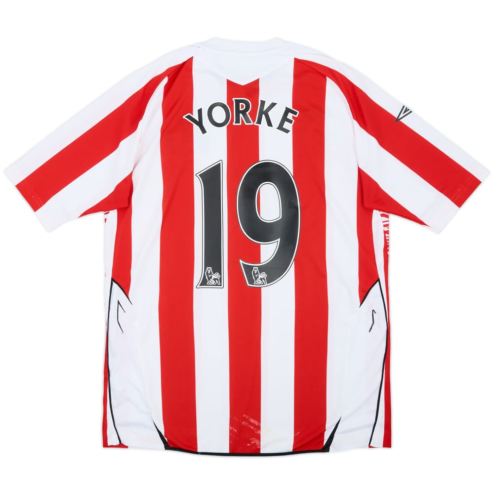 2007-08 Sunderland Home Shirt Yorke #19 - 6/10 - (M)