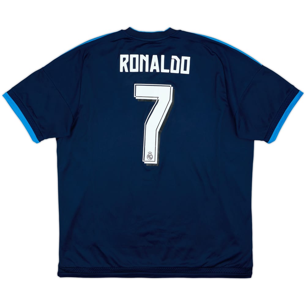 Camiseta de la tercera equipación del Real Madrid 2015-16 Ronaldo #7 - 5/10 - (XL)