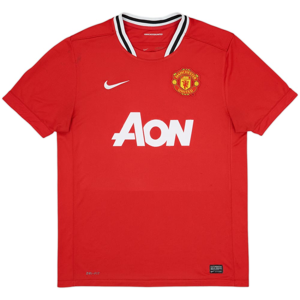 2011-12 Manchester United Home Shirt - 7/10 - (L)