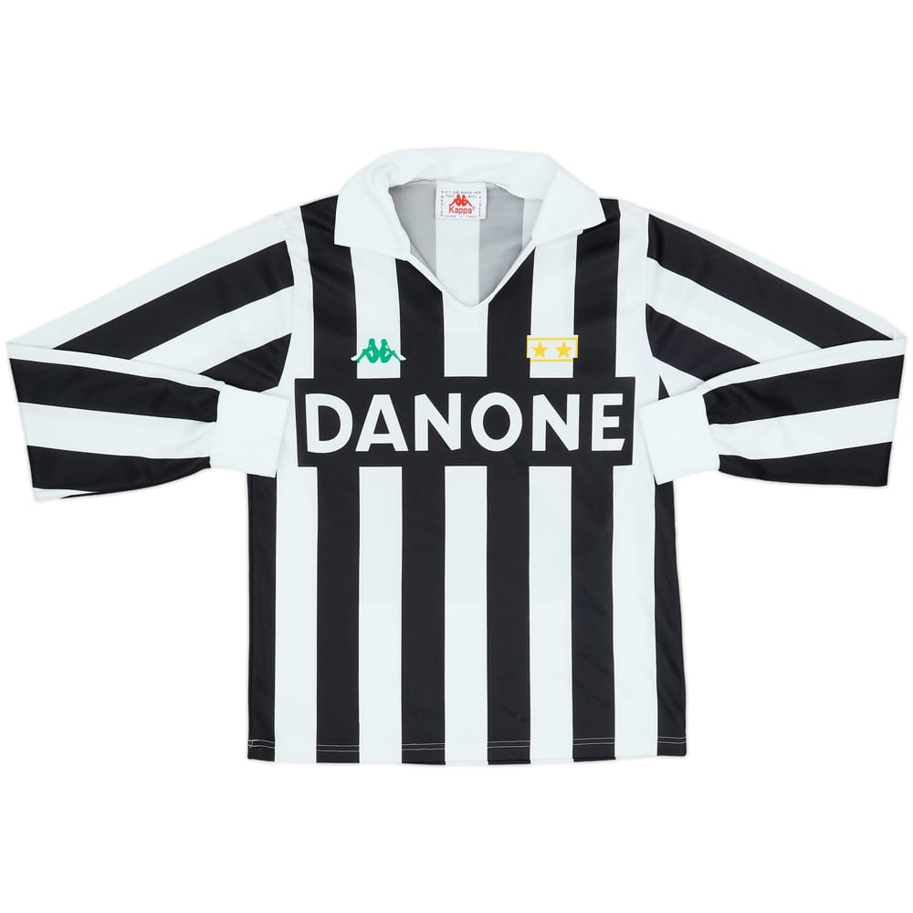 1992-94 Juventus Home L/S Shirt - 8/10 - (8-9 Years)