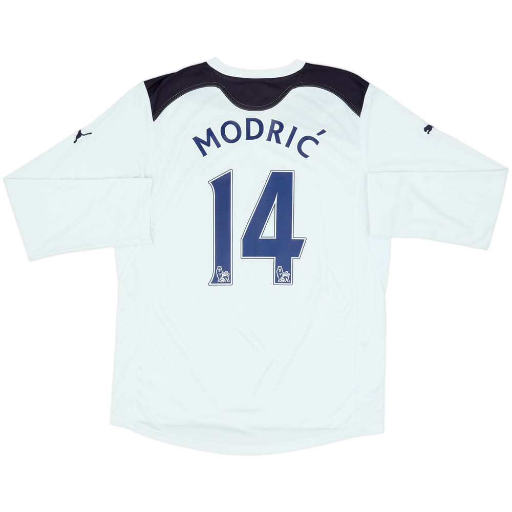 2010-11 Tottenham Home L/S Shirt Modric #14 - 6/10 - (M)