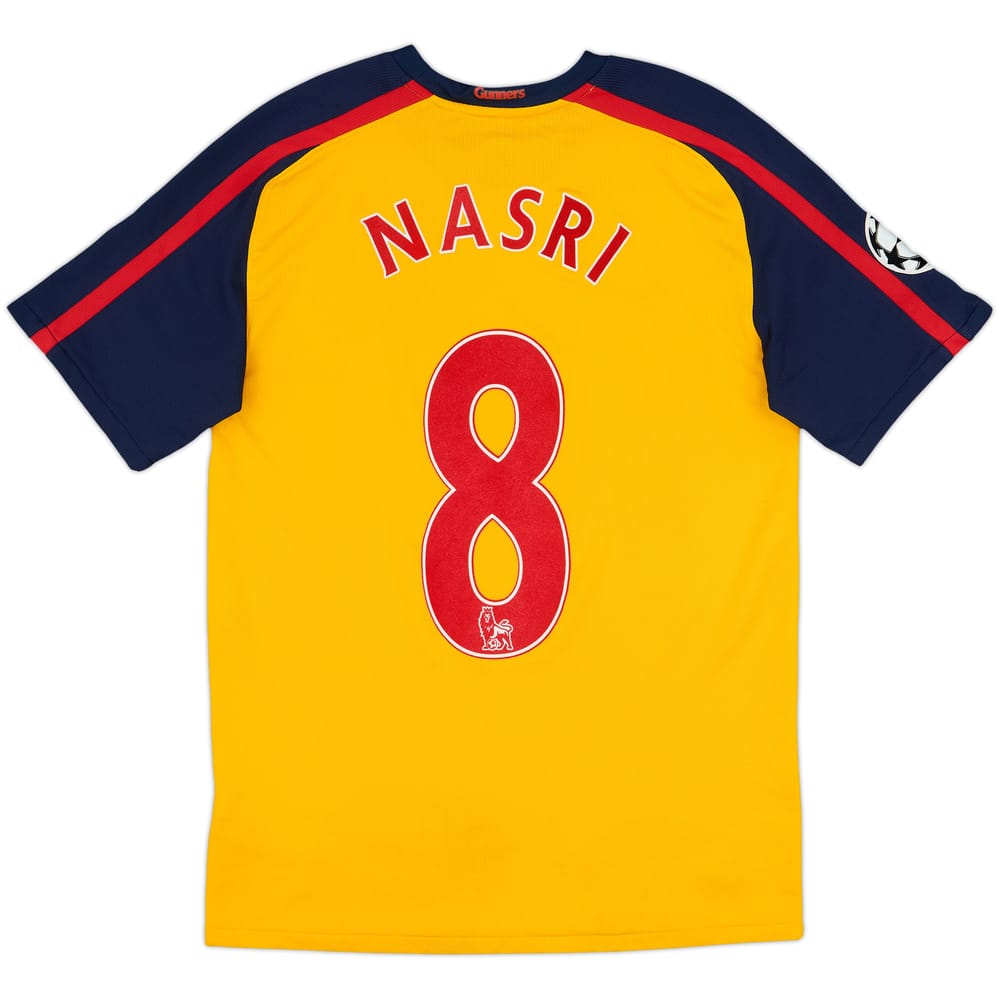 2008-09 Arsenal Away Shirt Nasri #8 - 7/10 - (S)