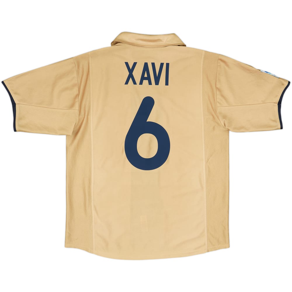 2001-03 Barcelona Camiseta Visitante Xavi #6 - 8/10 - (L)