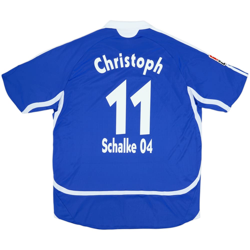 2007-08 Schalke Home Shirt Christoph #11 - 4/10 - (XL)