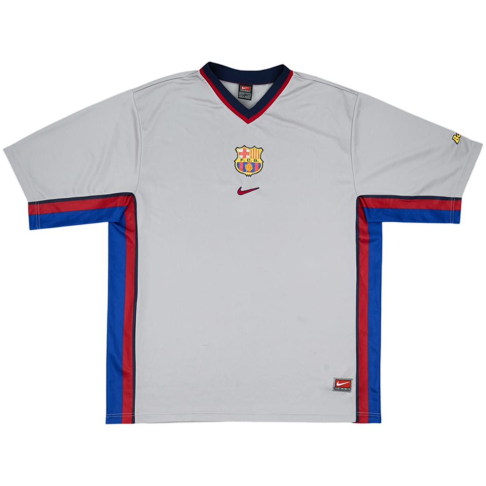 Camiseta básica de visitante del Barcelona 1999-01 - 5/10 - (XXL)