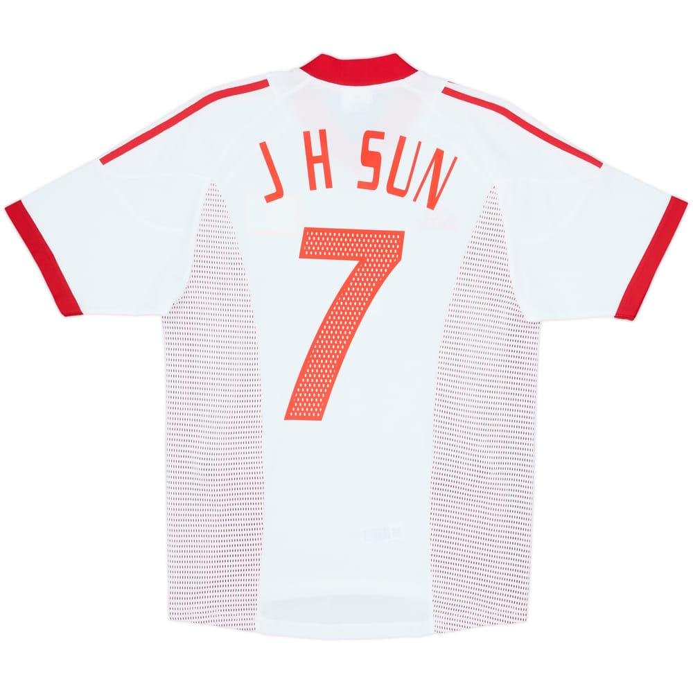 2002-04 China Away Shirt J H Sun #7 - 8/10 - (S)