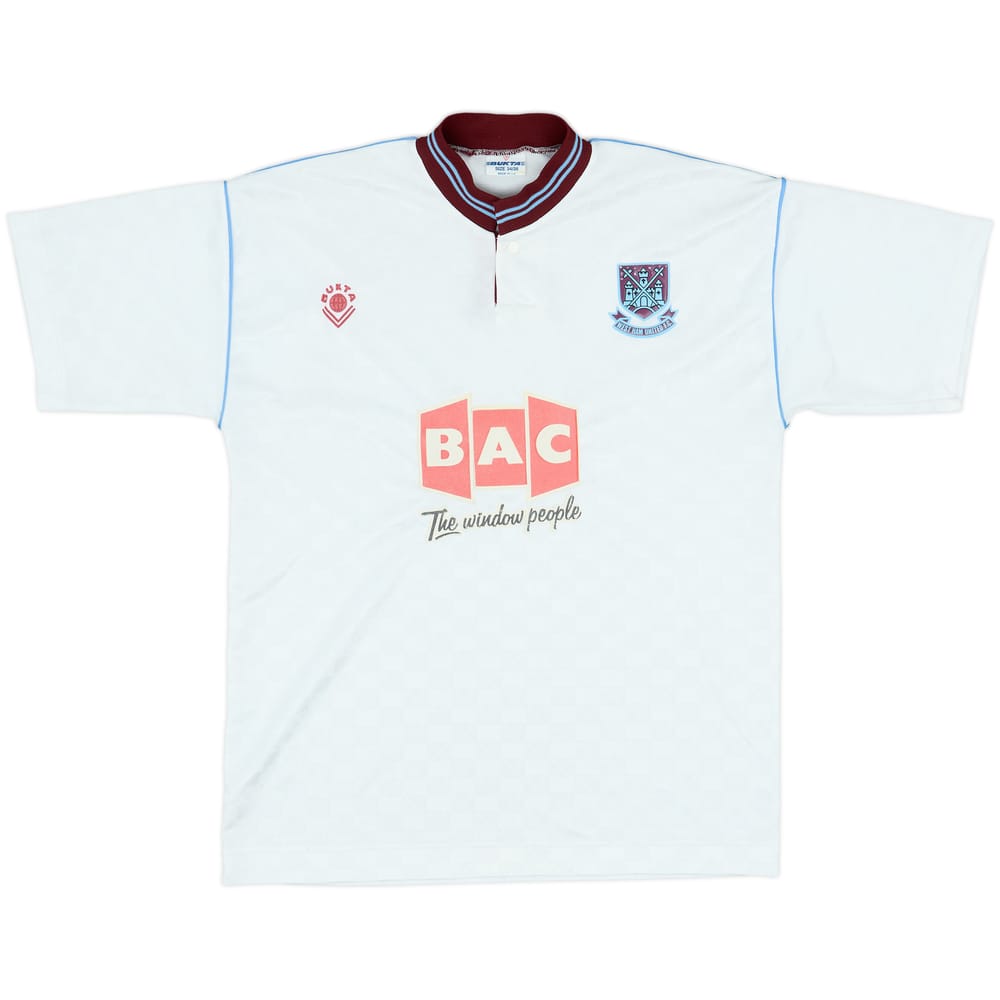 1989-90 West Ham Away Shirt - 7/10 - (S)