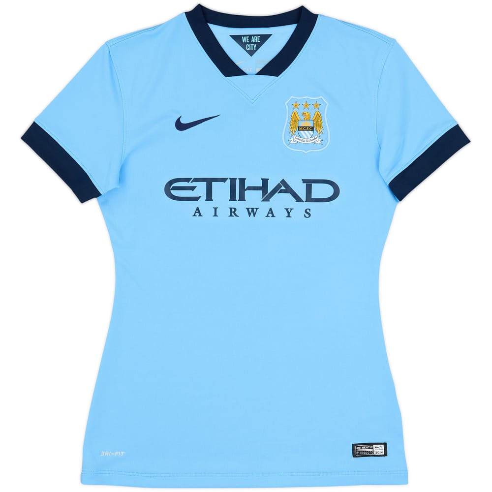 2014-15 Manchester City Home Shirt - 8/10 - (Women's S)