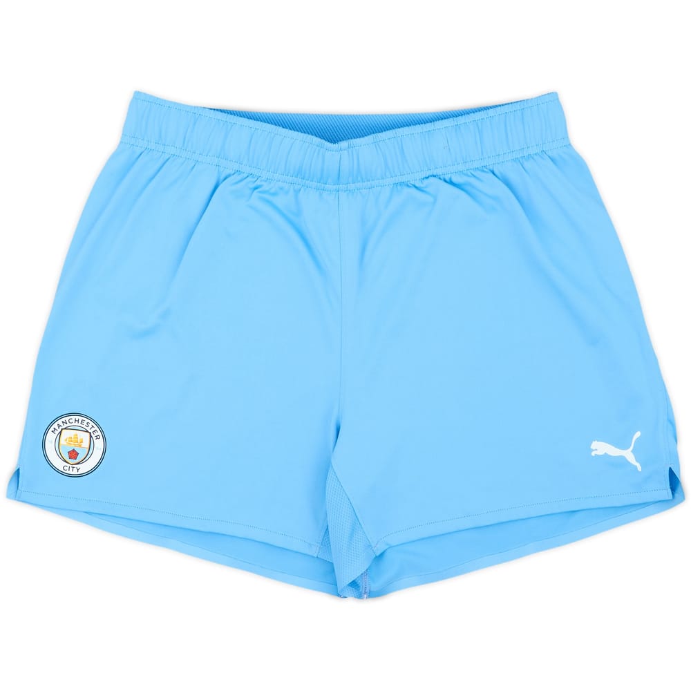 2021-22 Manchester City Home Shorts - 8/10 - (Women's L)