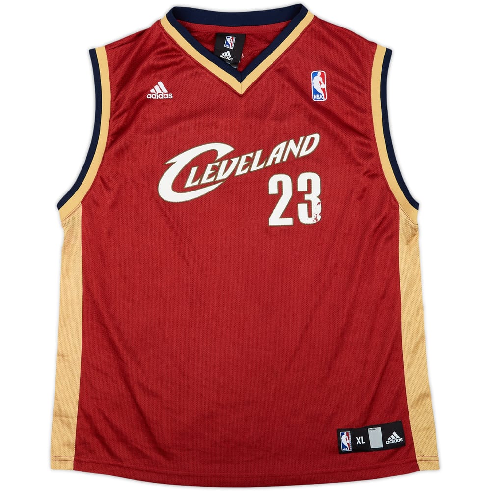 2006-10 Cleveland Cavaliers James #23 adidas Away Jersey - 6/10 - (15-16 Years)