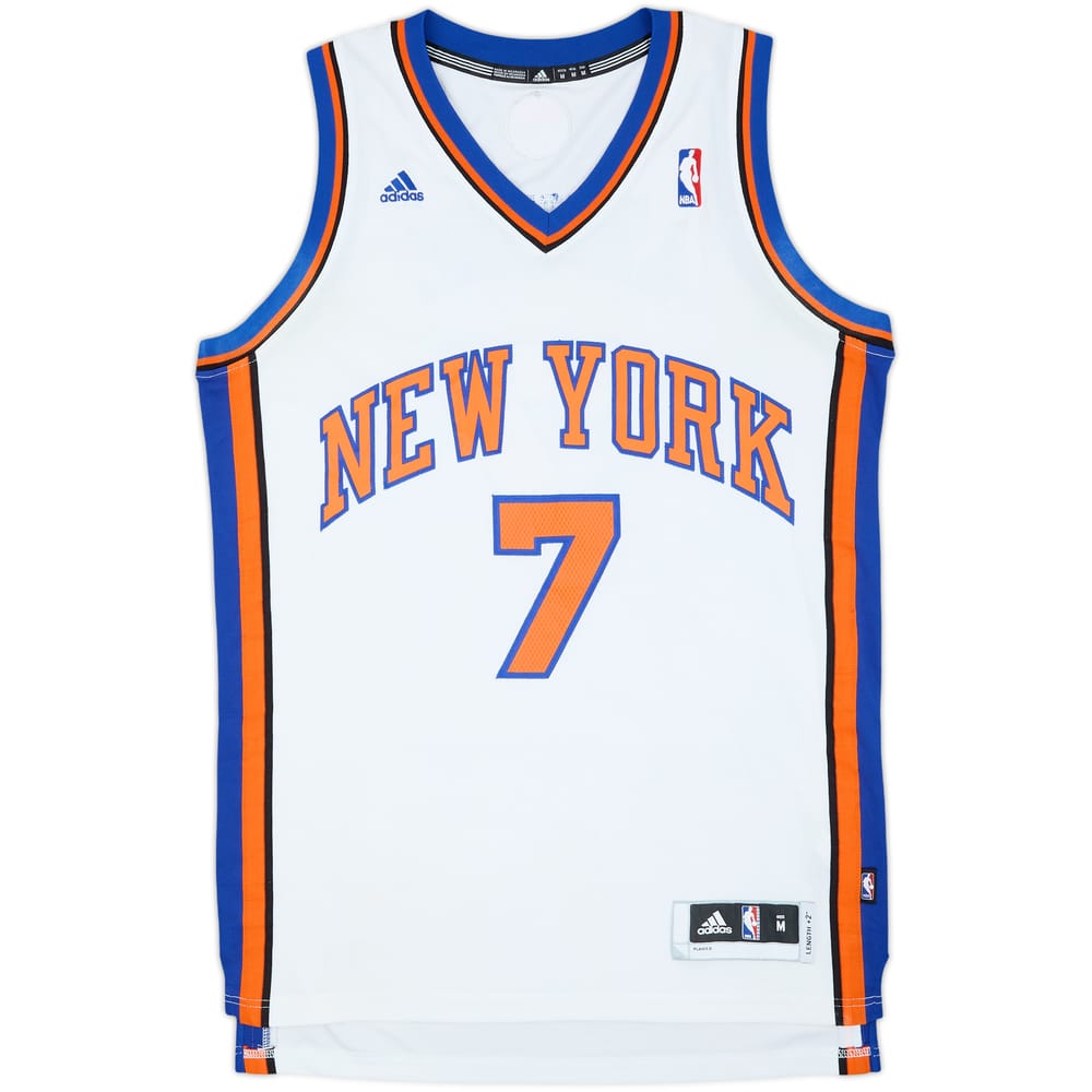 2011-12 New York Knicks Anthony #7 adidas Swingman Home Jersey - 8/10 - (M)