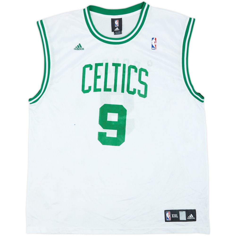 2006-10 Boston Celtics Rondo #9 adidas Home Jersey - 7/10 - (XXL)