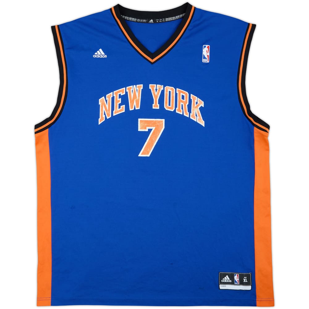 2011-12 New York Knicks Anthony #7 adidas Away Jersey - 5/10 - (XL)