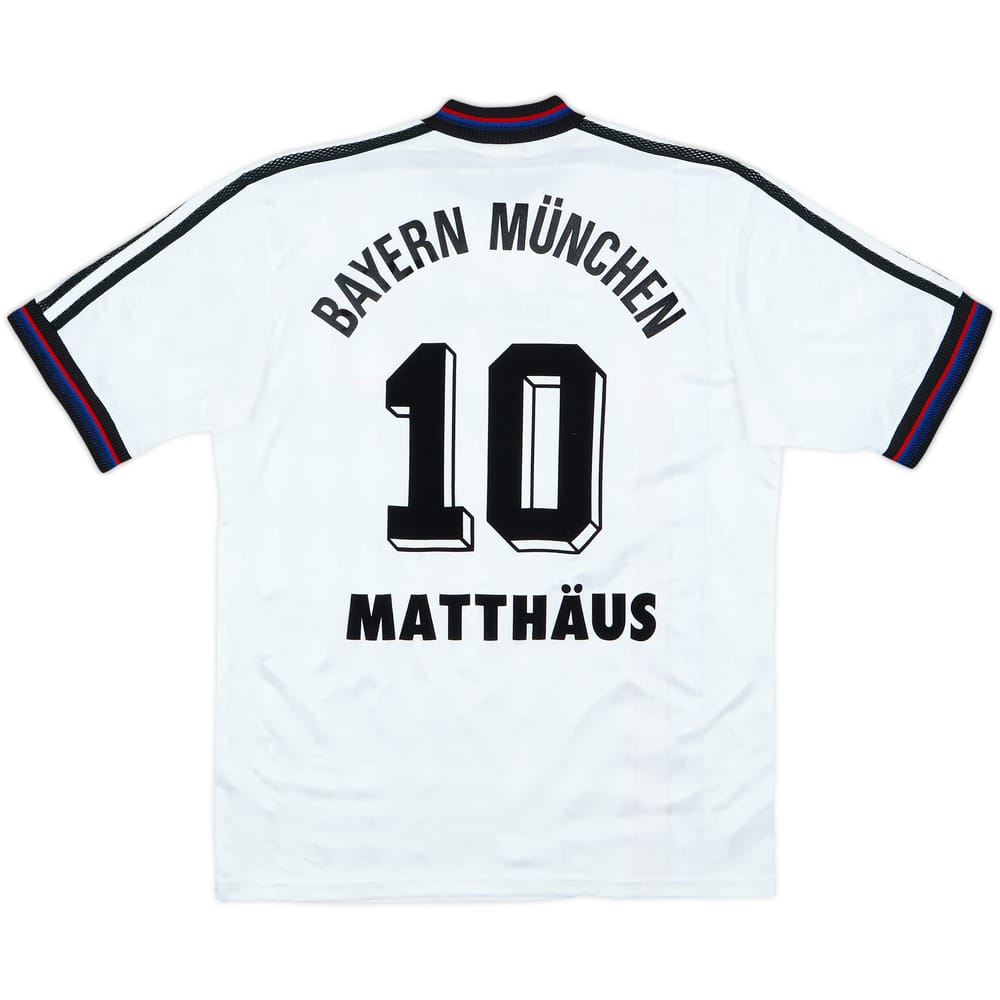 1996-98 Bayern Munich Away Shirt Matthaus #10 - 8/10 - (14-15 Years)