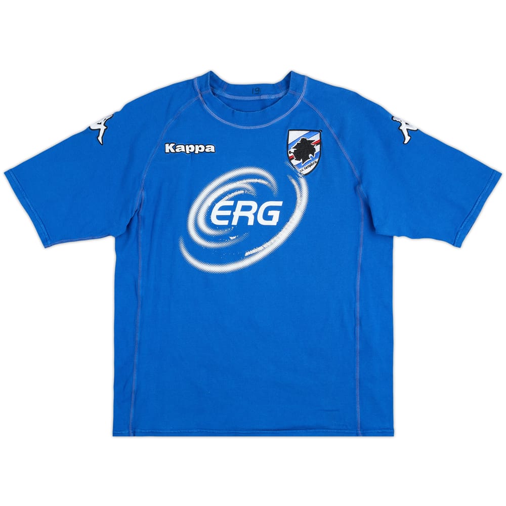 2004-05 Sampdoria Kappa Training Shirt - 5/10 - (L)