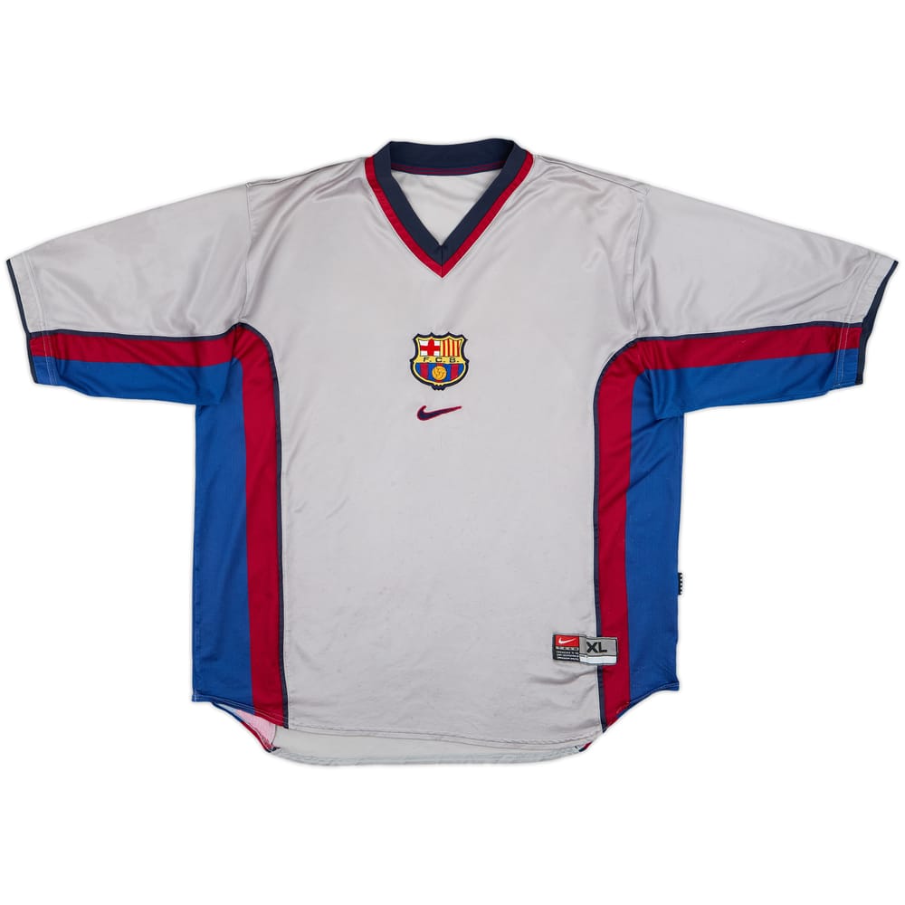 Camiseta de visitante del Barcelona 1998-00 - 5/10 - (XL)
