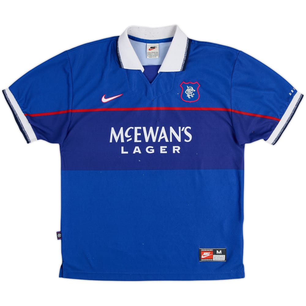 1997-99 Rangers Home Shirt - 3/10 - (M)