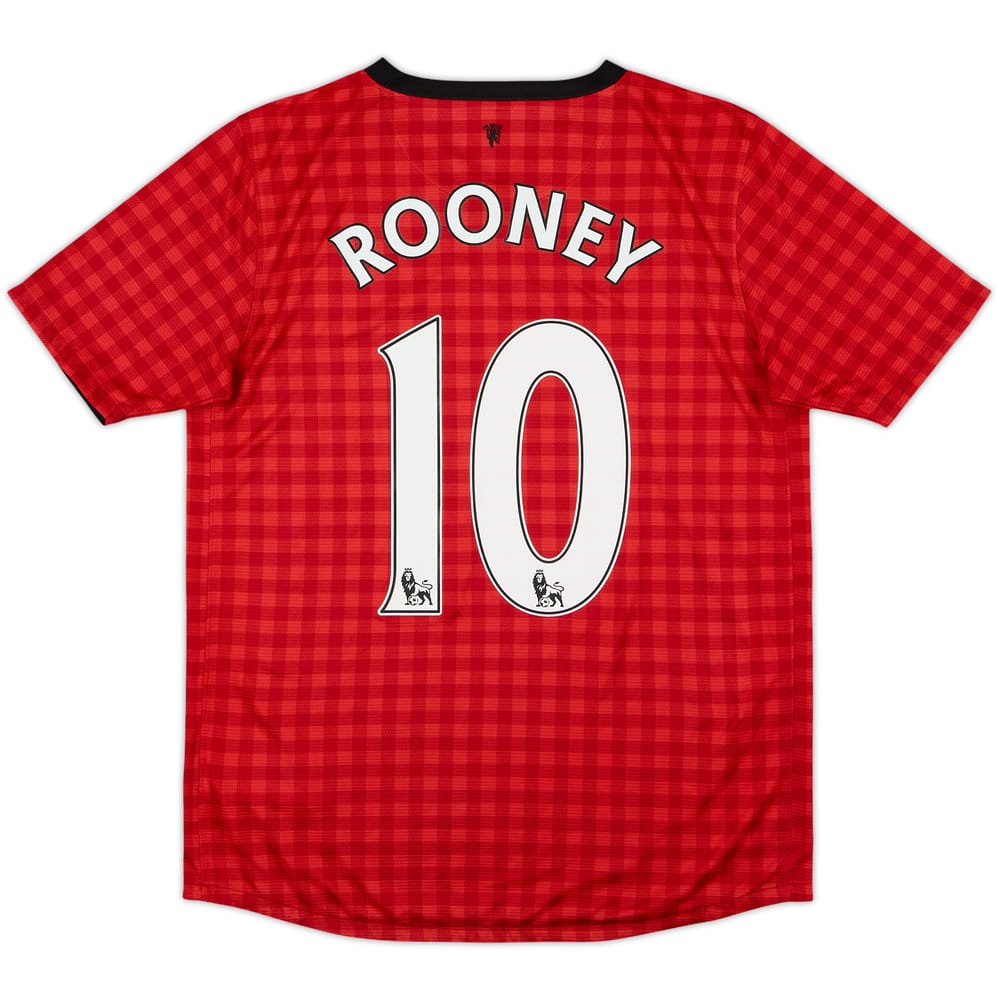 Camiseta de local del Manchester United 2012-13 Rooney #10 - 8/10 - (15-16 Años)