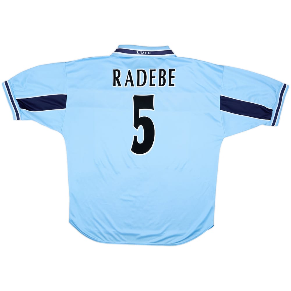 1999-00 Leeds United Away Shirt Radebe #5 - 8/10 - (XL)