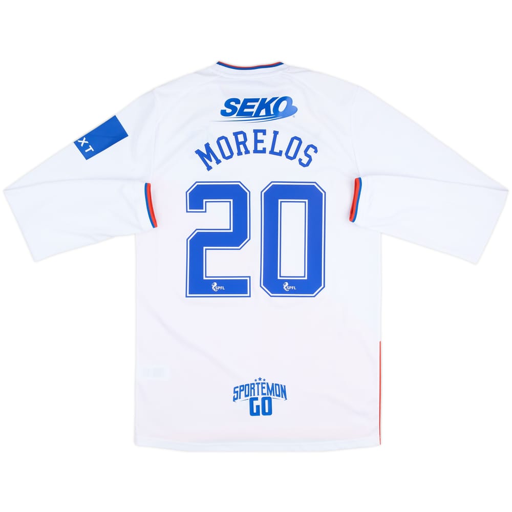 2022-23 Rangers Away L/S Shirt Morelos #20 - 9/10 - (M)