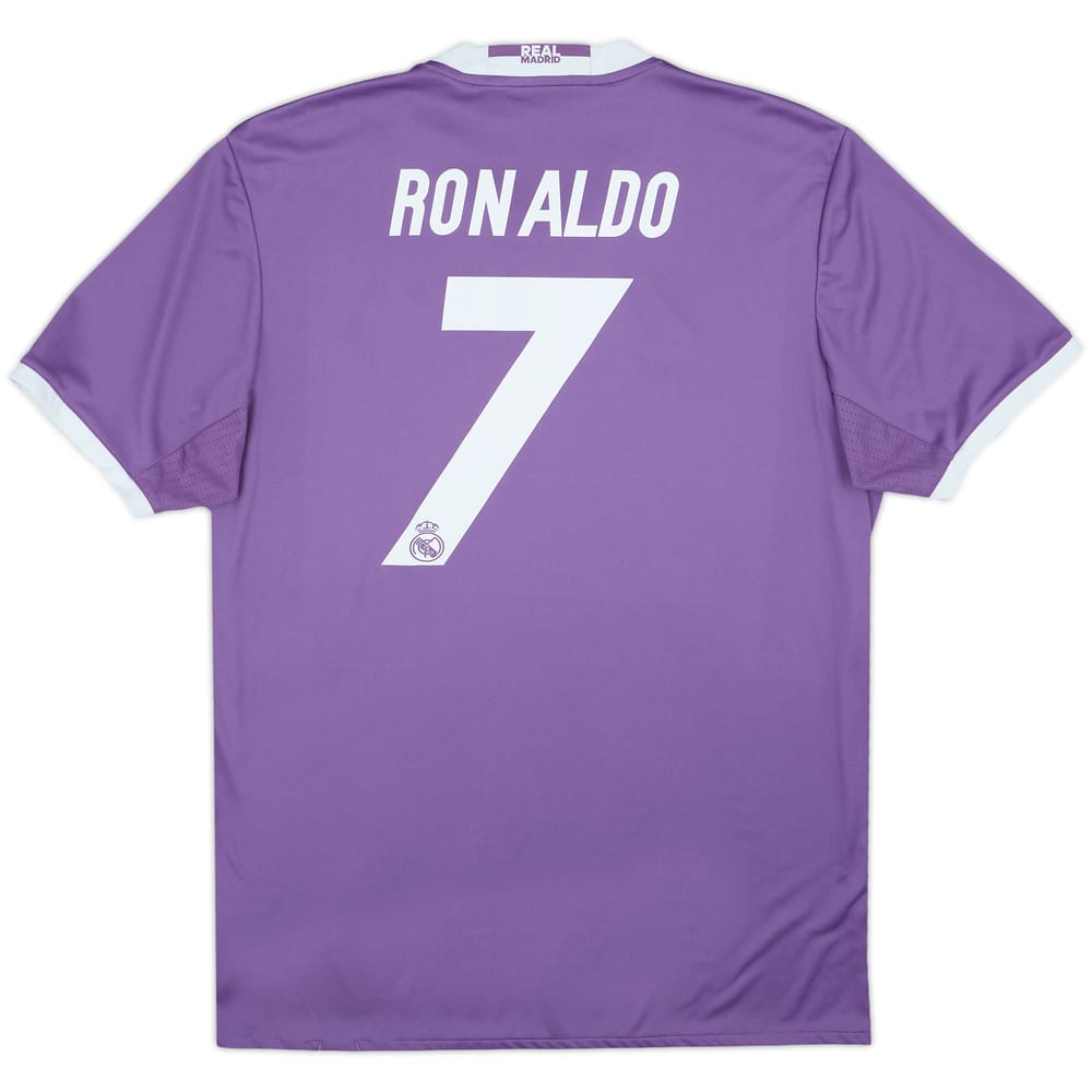2016-17 Real Madrid Away Shirt Ronaldo #7 - 8/10 - (L)