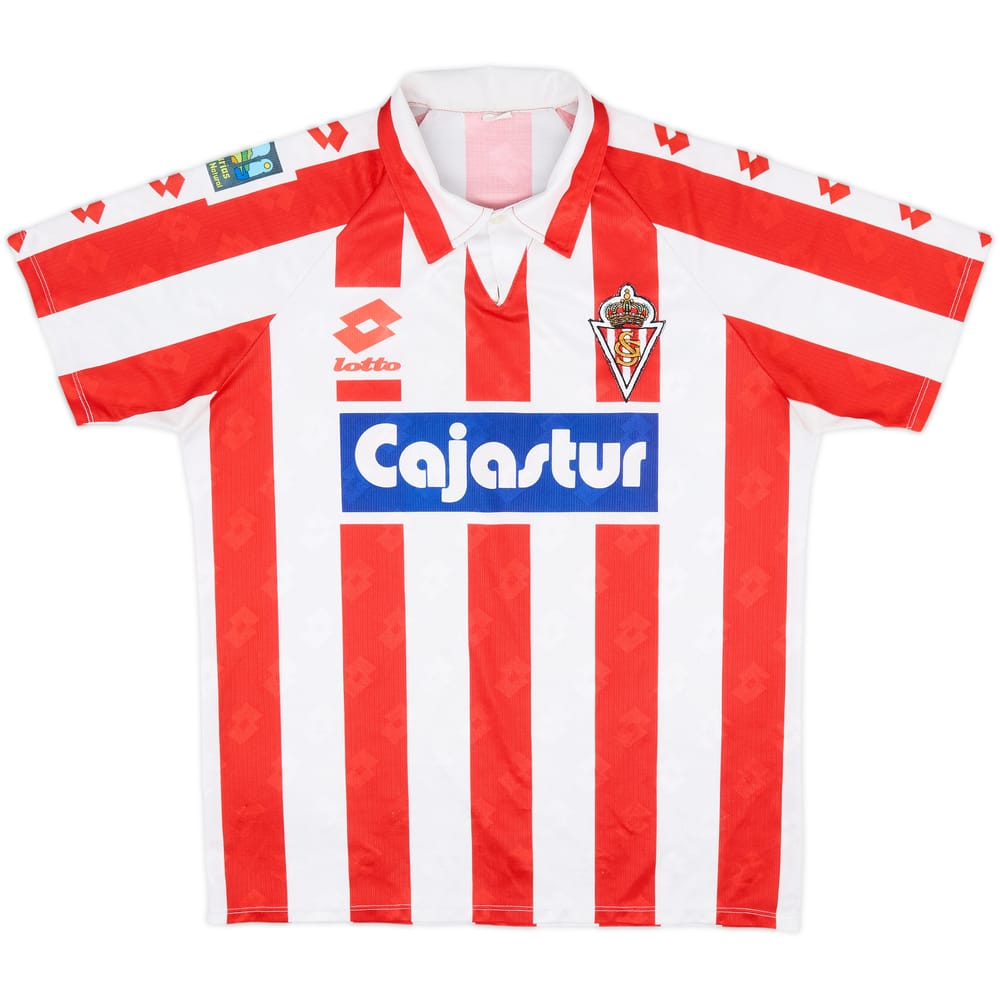 1992-93 Sporting Gijon Home Shirt - 9/10 - (L)