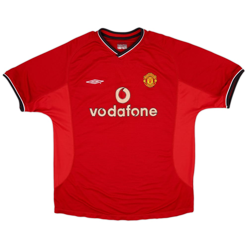 2000-02 Manchester United Home Shirt - 4/10 - (XL)