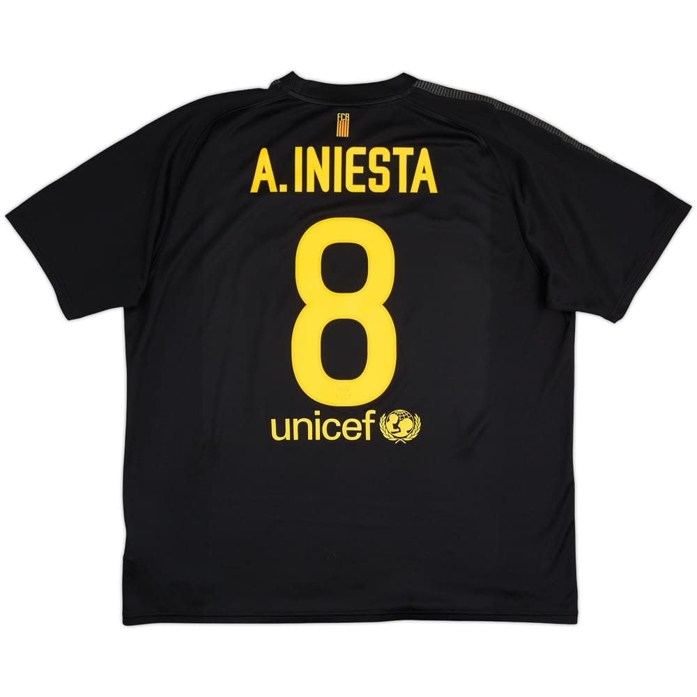 2011-12 Barcelona Basic Away Shirt A.Iniesta #8 - 8/10 - (XL)