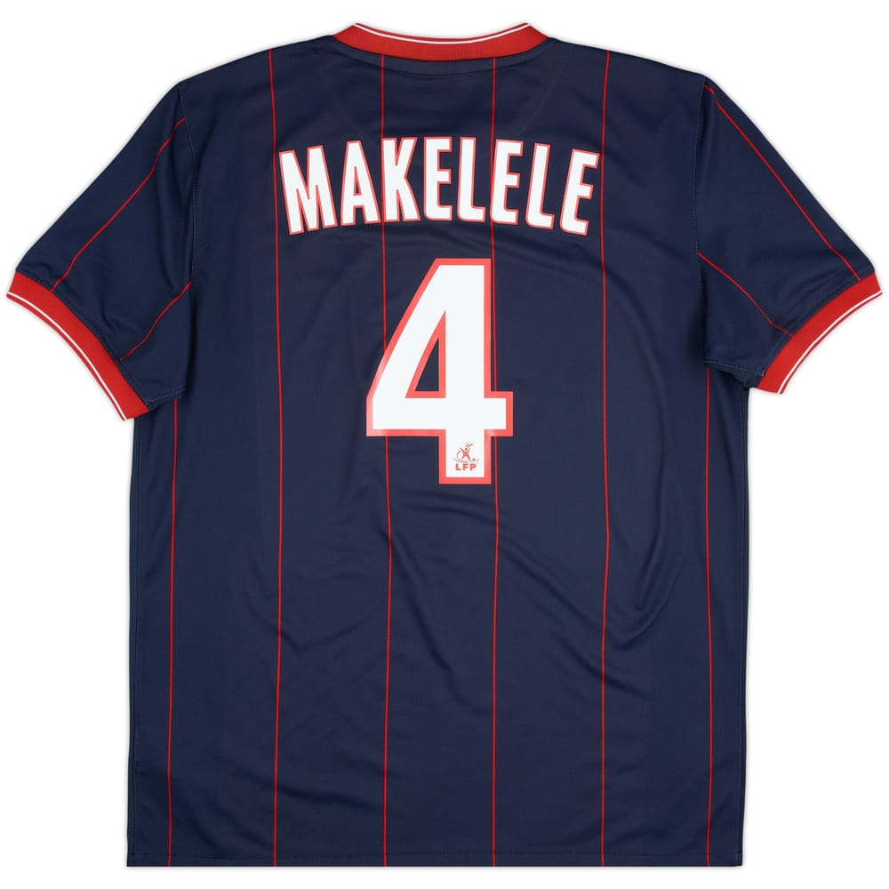 2009-10 Paris Saint-Germain Home Shirt Makelele #4 - 8/10 - (L)