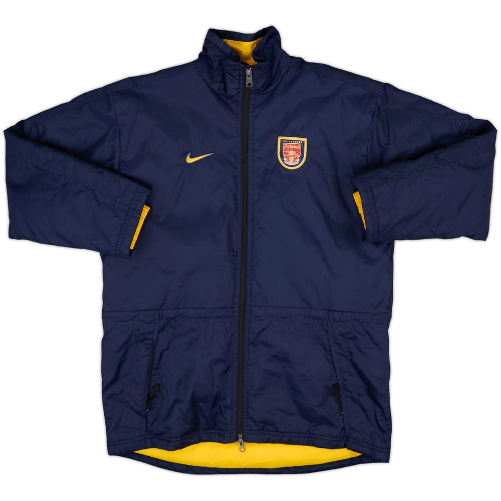 1999-01 Arsenal Nike Padded Bench Coat - 8/10 - (12-13 Years)