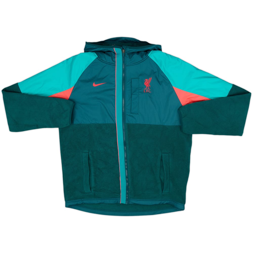 2022-23 Liverpool Nike Hooded Rain Jacket - 8/10 - (L)