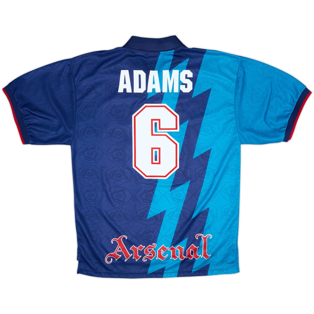 1995-96 Arsenal Away Shirt Adams #6 - 9/10 - (XL)