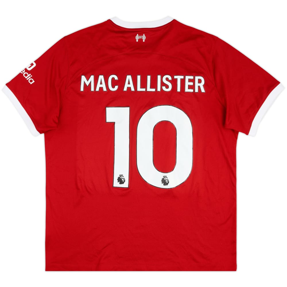 2023-24 Liverpool Home Shirt MacAllister #10 - 9/10 - (XL)