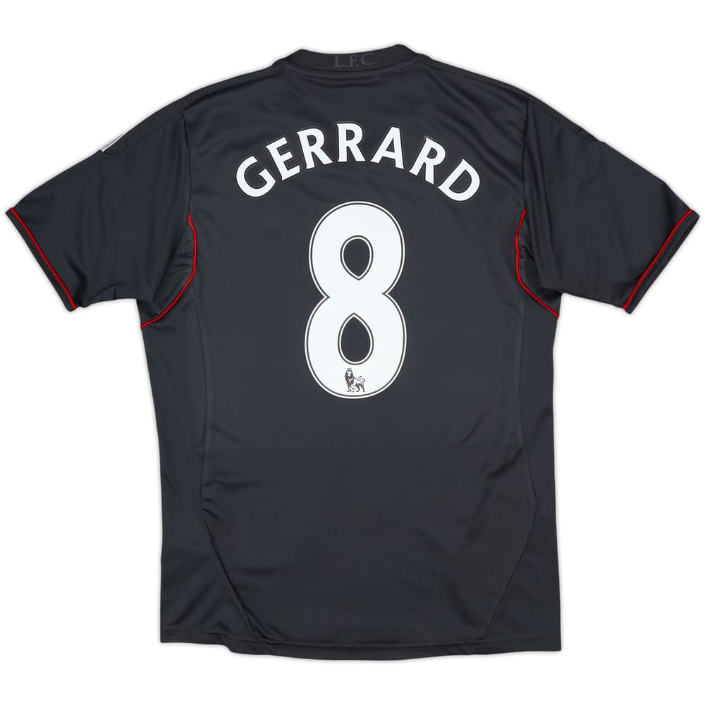 Camiseta de visitante del Liverpool 2011-12 Gerrard #8 - 9/10 - (15-16 Años)