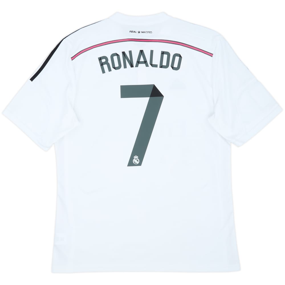 2014-15 Real Madrid Home Shirt Ronaldo #7 - 6/10 - (XL)