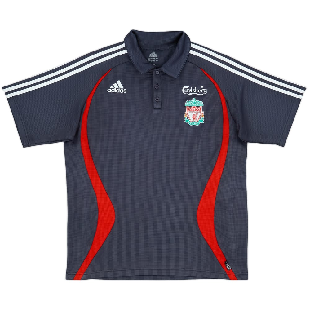 2006-07 Liverpool adidas Polo Shirt - 7/10 - (M/L)