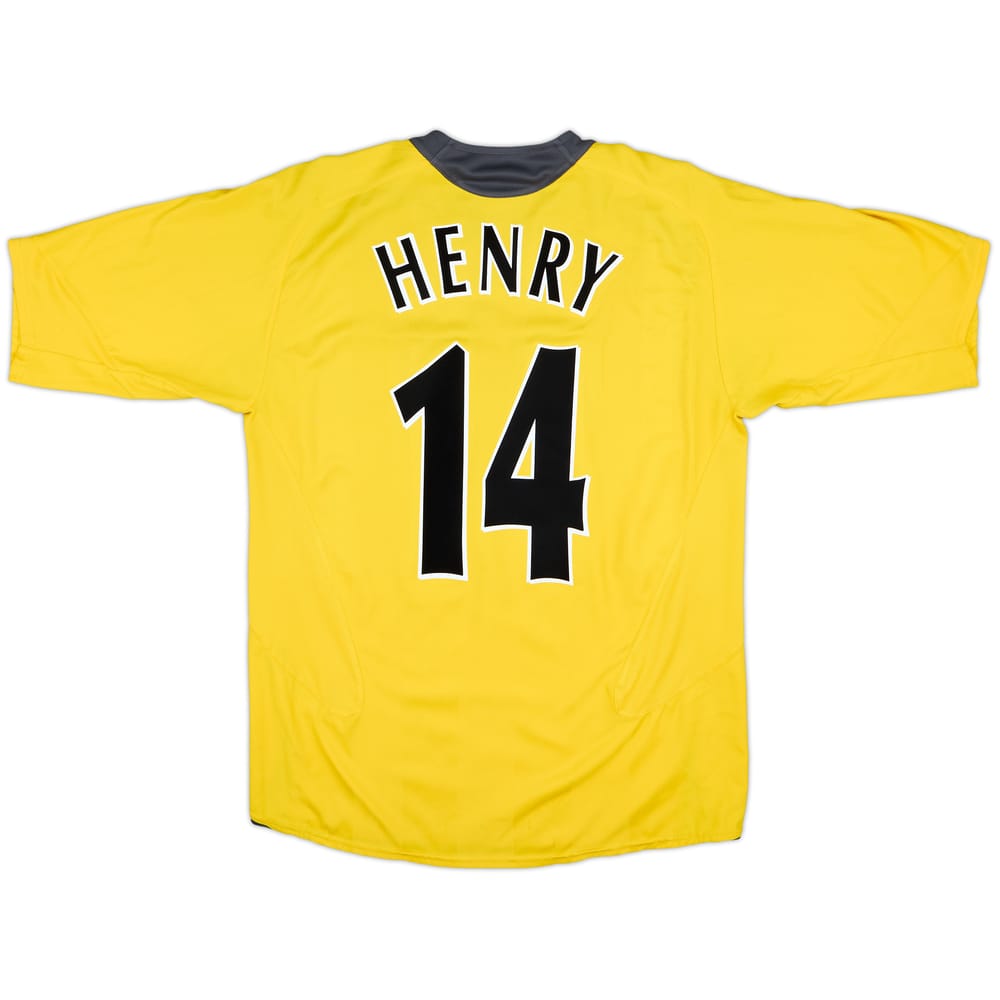 2005-06 Arsenal Away Shirt Henry #14 - 7/10 - (L)