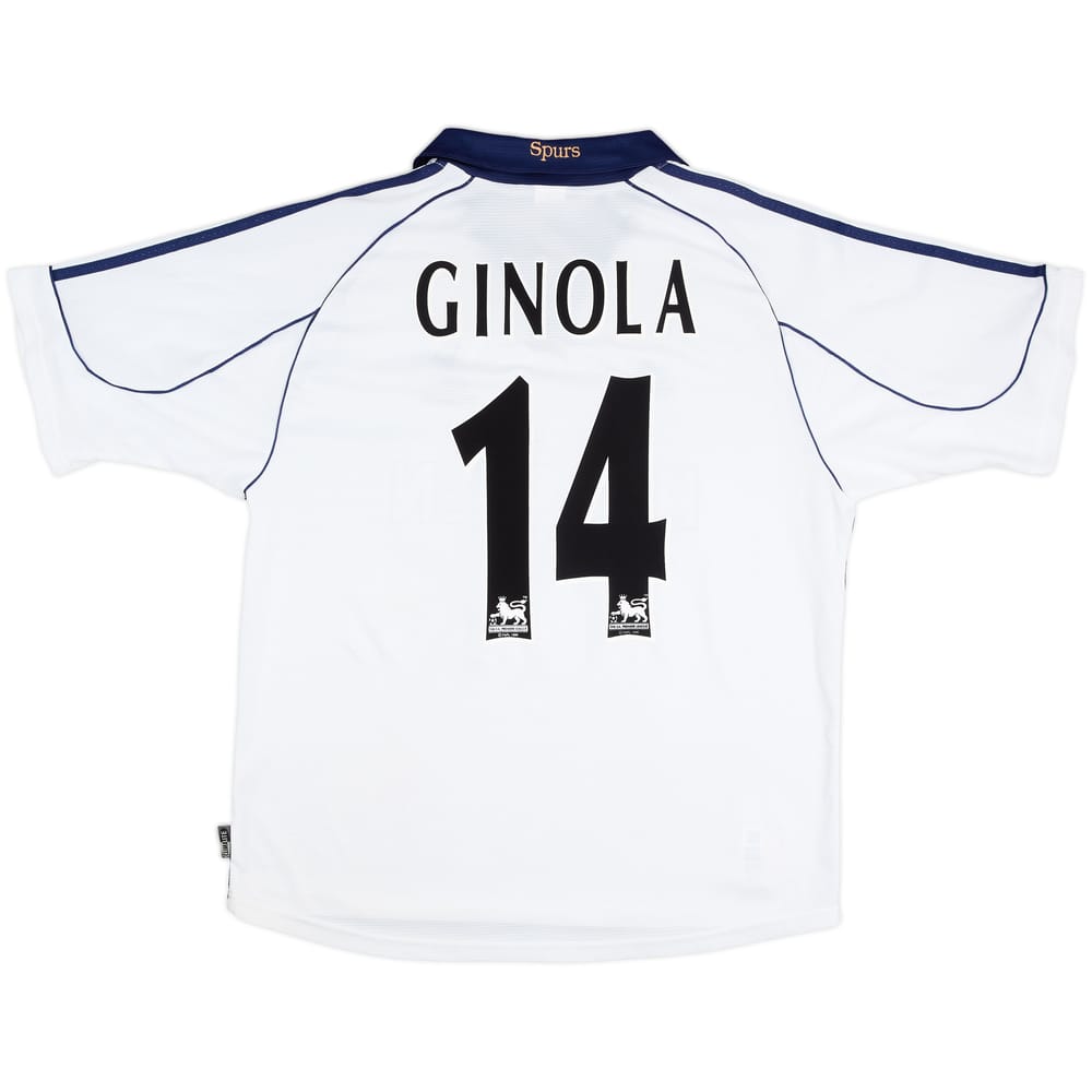 1999-01 Tottenham Home Shirt Ginola #14 - 9/10 - (L)