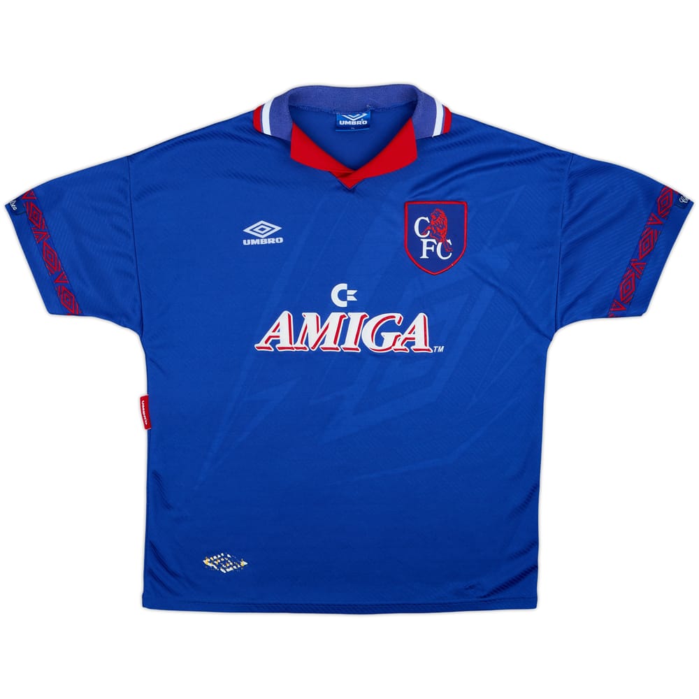 1993-94 Chelsea Home Shirt - 8/10 - (XL)