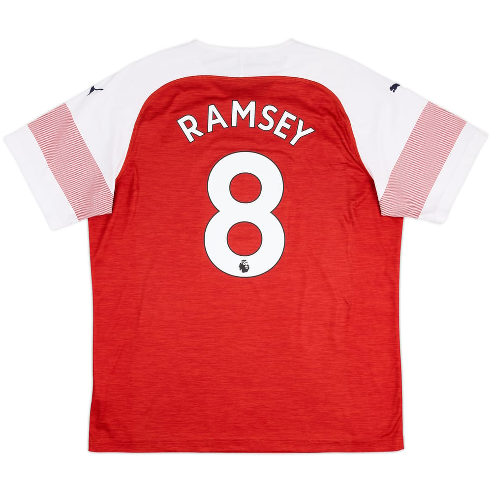 2018-19 Arsenal Home Shirt Ramsey #8 - 9/10 - (XL)