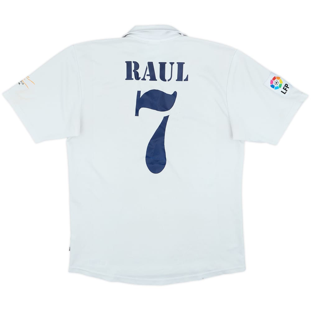 2002-03 Real Madrid Centenary Home Shirt Raul #7 - 5/10 - (S)