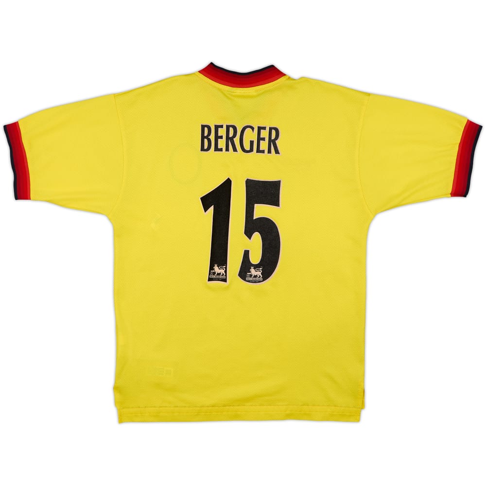 1997-99 Liverpool Away Shirt Berger #15 - 8/10 - (M)