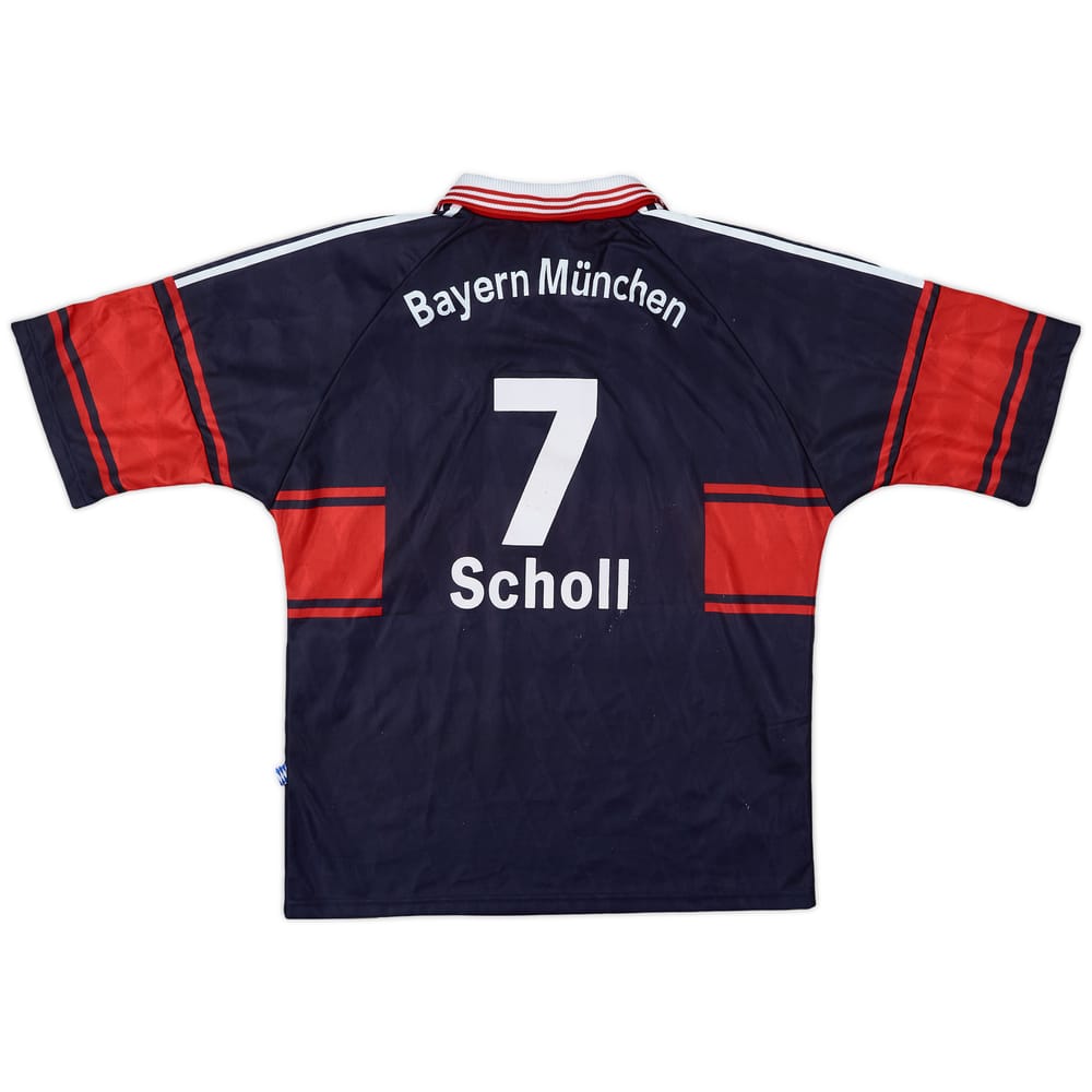 1997-99 Bayern Munich Home Shirt Scholl #7 - 7/10 - (L)