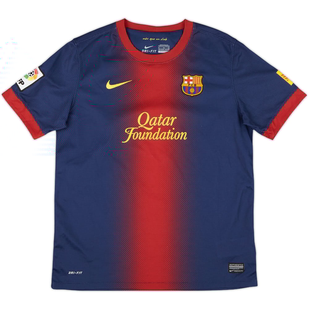 2012-13 Barcelona Home Shirt - 9/10 - (XL.Boys)