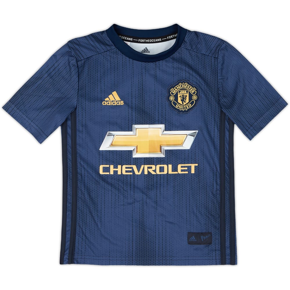 2018-19 Manchester United Third Shirt - 10/10 - (7-8 Years)