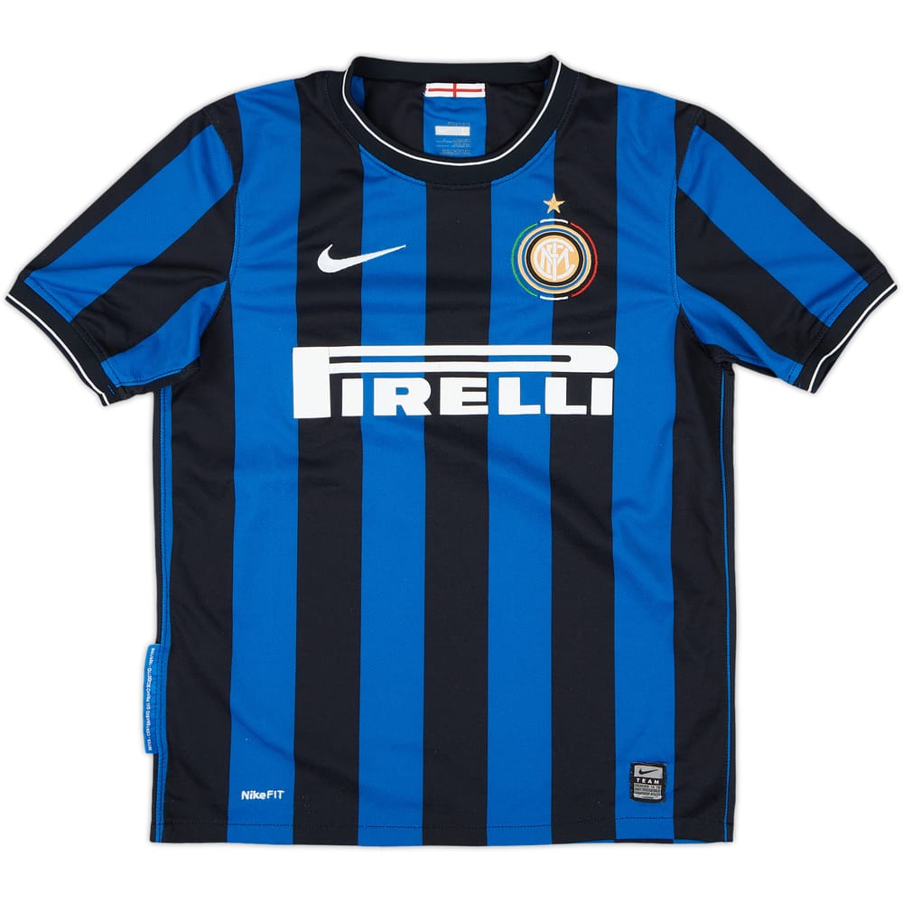 2009-10 Inter Milan Home Shirt - 7/10 - (L.Boys)
