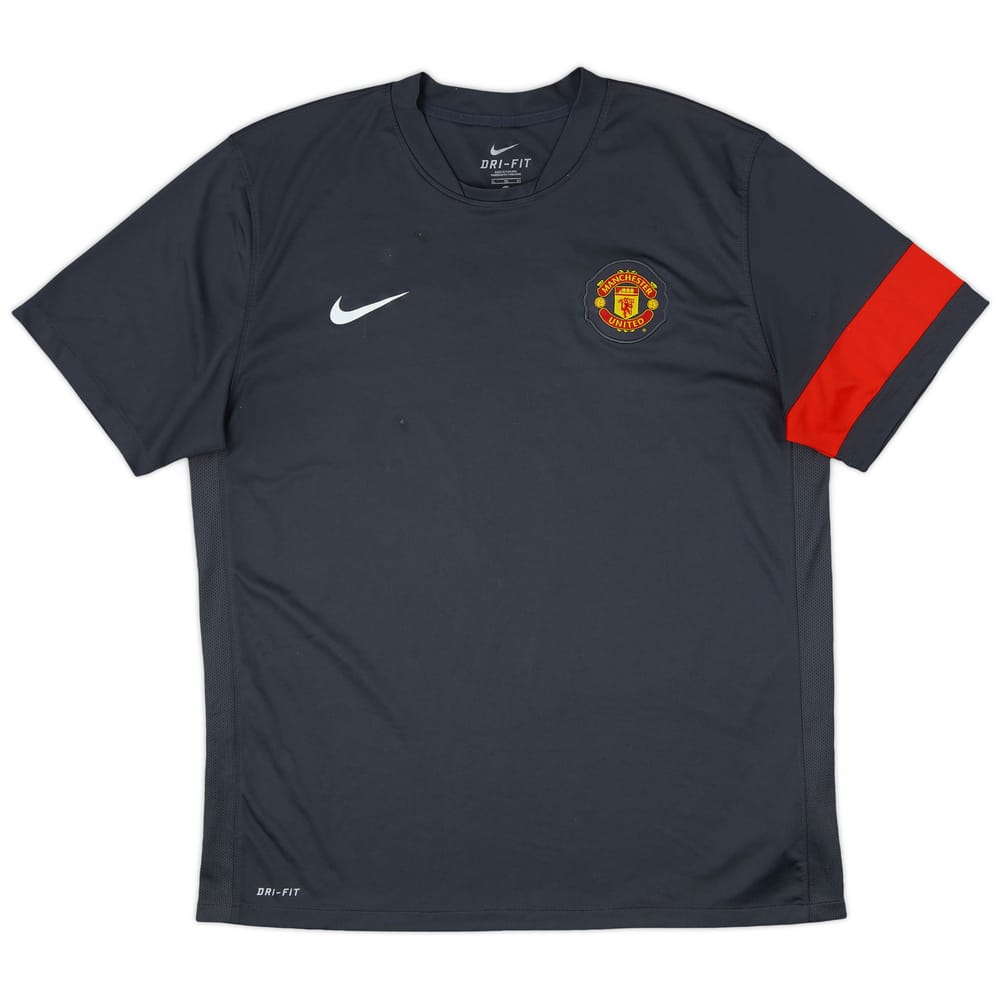 2010-11 Manchester United Nike Training Shirt - 6/10 - (XL)